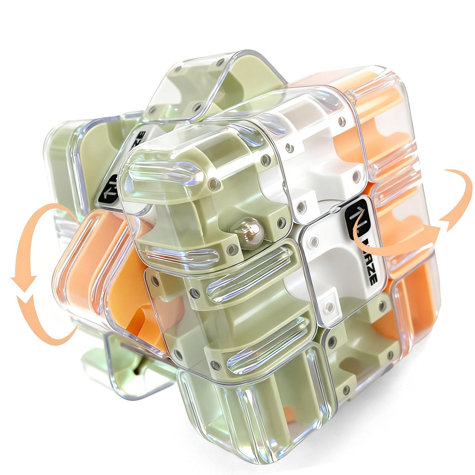 Sakiway Labyrinth 3D puzzle cube top view promotes brain training and focus