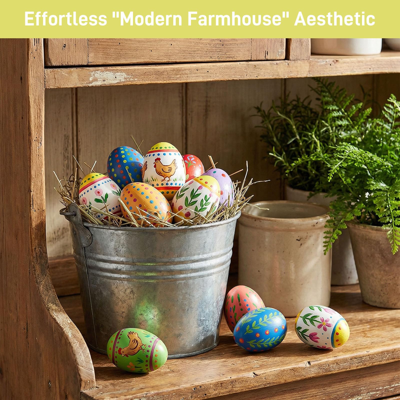 DIY-friendly wooden eggs from SallyFashion for dyes and crafts
