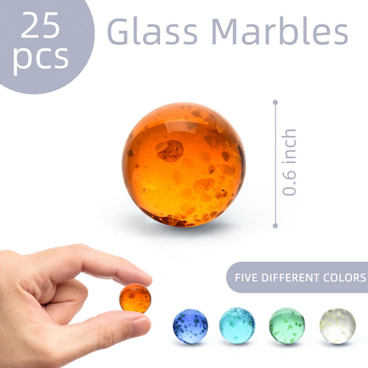 SallyFashion glass marbles designed for marble run games and creativity.