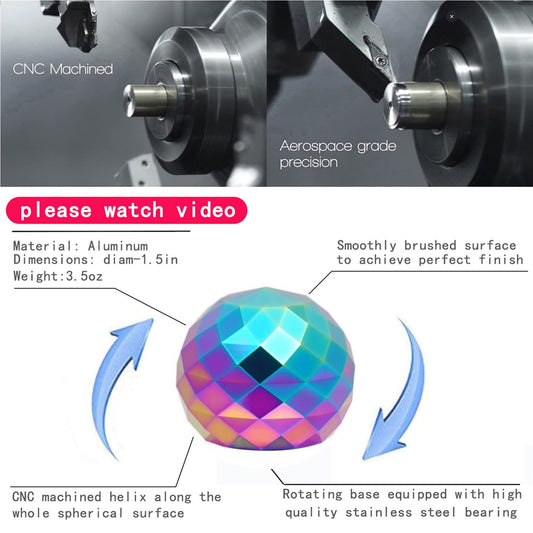 Samilalago rotation closeup highlights premium aluminum bearing