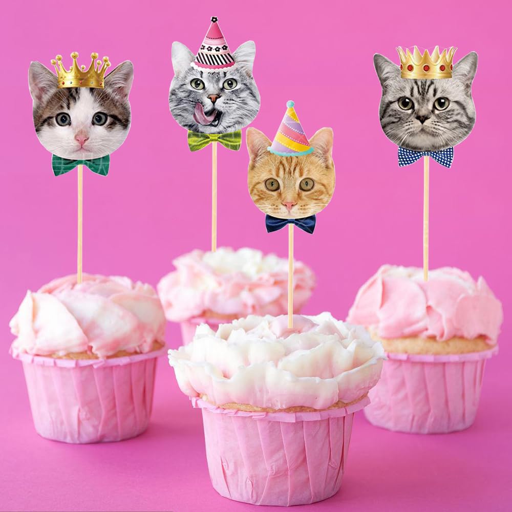SAMOKA single-sided toppers ideal for themed cat parties