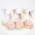 SAMOKA Fairy Cupcake Topper on a cupcake adds magical birthday charm