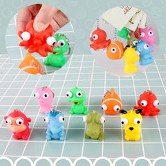 SAMRIKO pop-eye pig keychain on valentine card easy classroom gift