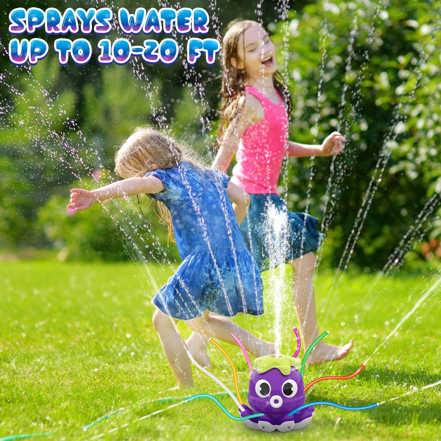 Backyard summer water toy by SAMTOP in use