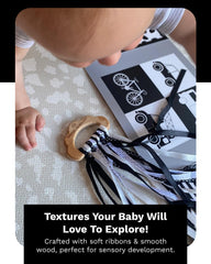 Samuel Sensory portable baby toy ideal for car seats and strollers