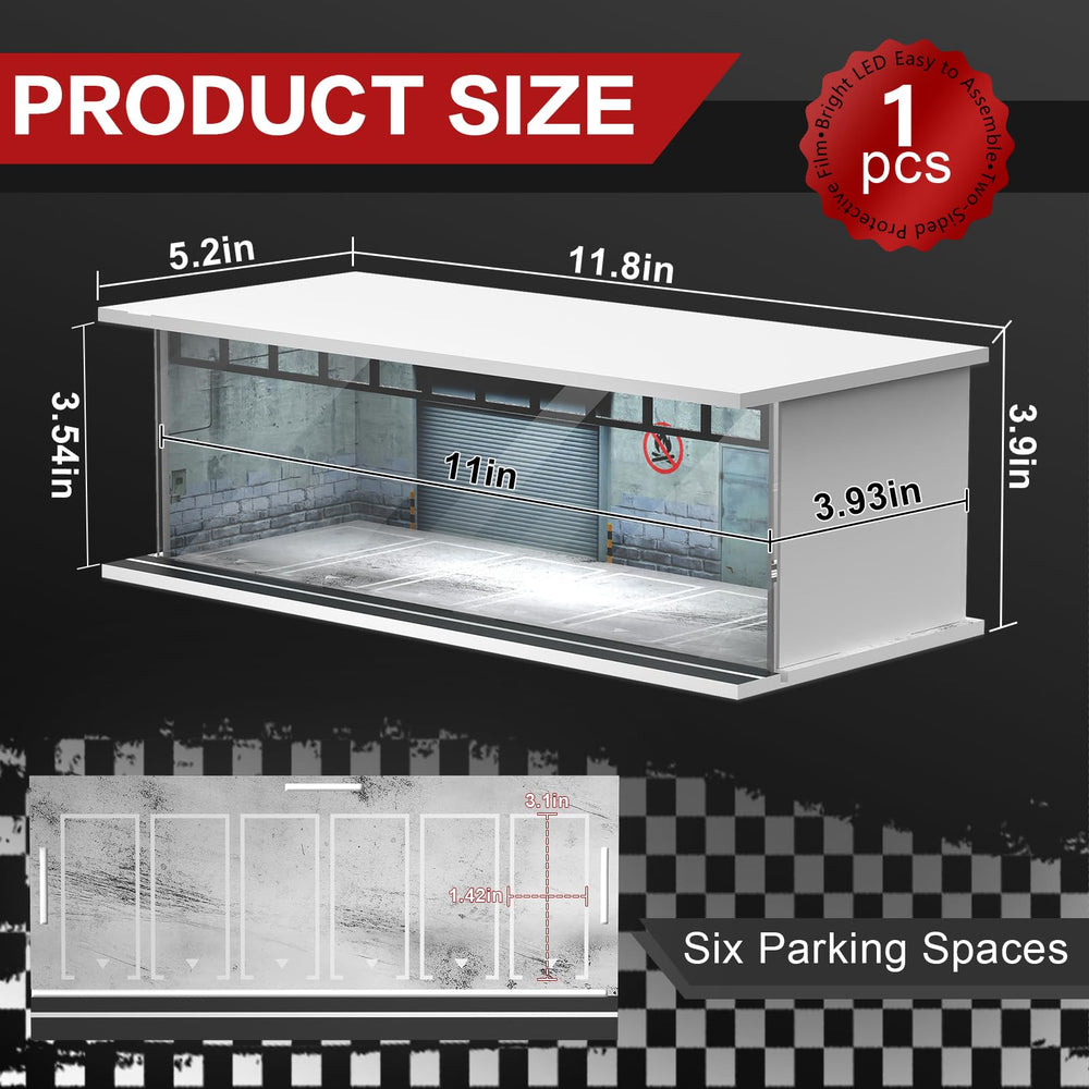 SAMYUCHO stackable display case with back connections for modular expansion.