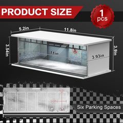 SAMYUCHO stackable display case with back connections for modular expansion.