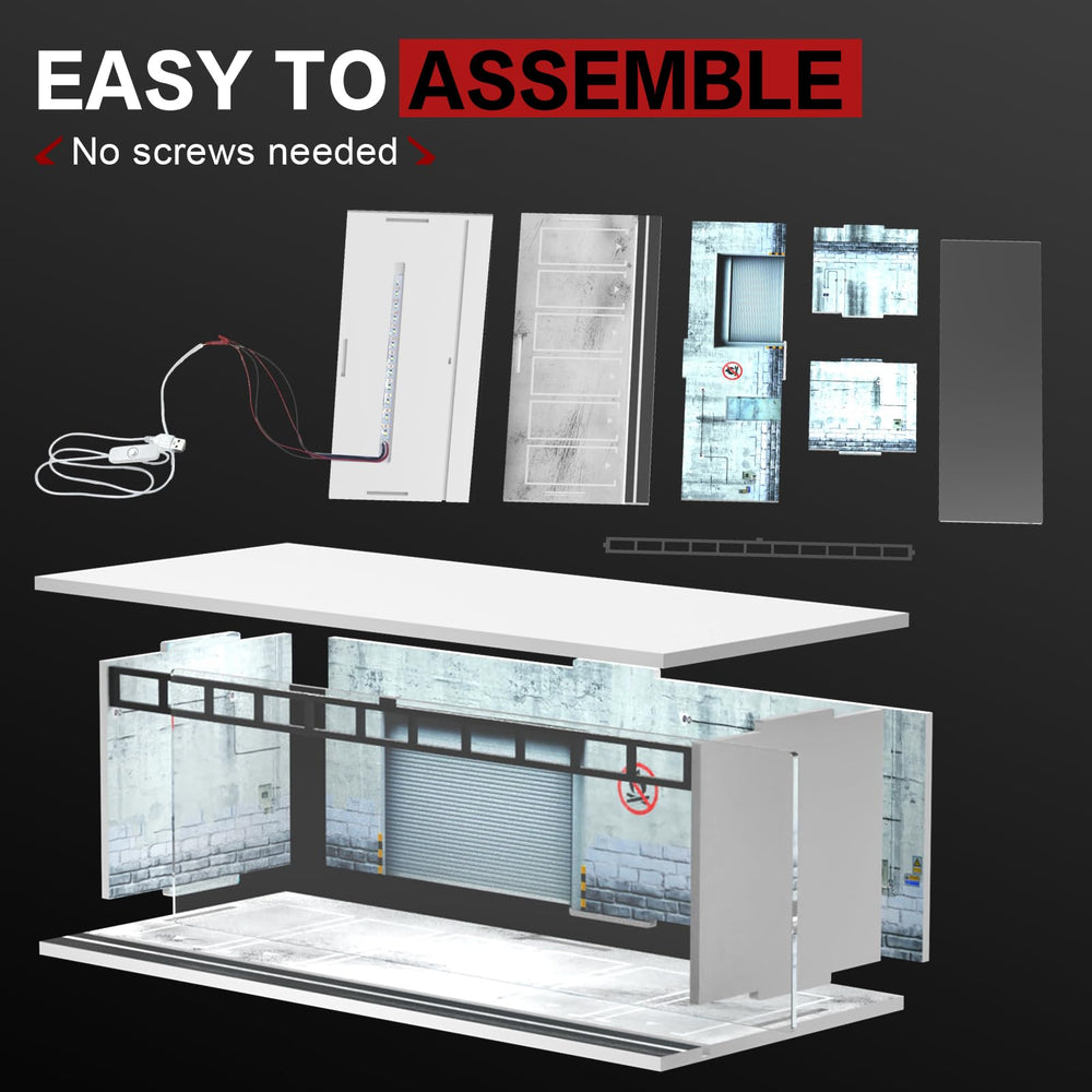 SAMYUCHO gift-ready diecast display case suitable for car enthusiasts.