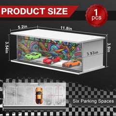 SAMYUCHO stackable diorama showcasing multiple cars in a neat setup