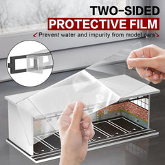 SAMYUCHO LED light creates ambient glow for enhanced display.