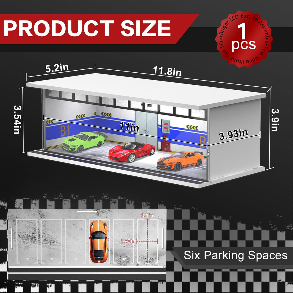 SAMYUCHO stackable diorama shows connected cases for a cohesive showroom display.