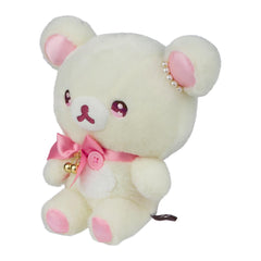 San-X Rilakkuma Korilakkuma face close-up with jewel accent for display