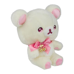 San-X Rilakkuma plush on bed for bedtime play and comfort