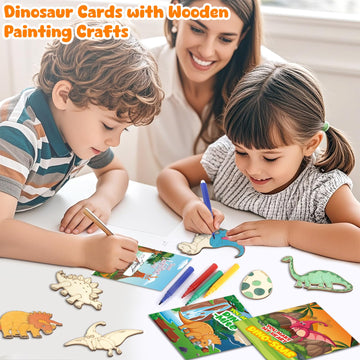 SANANT dinosaur painting templates, guiding kids through imaginative art.