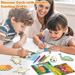 SANANT dinosaur painting templates, guiding kids through imaginative art.