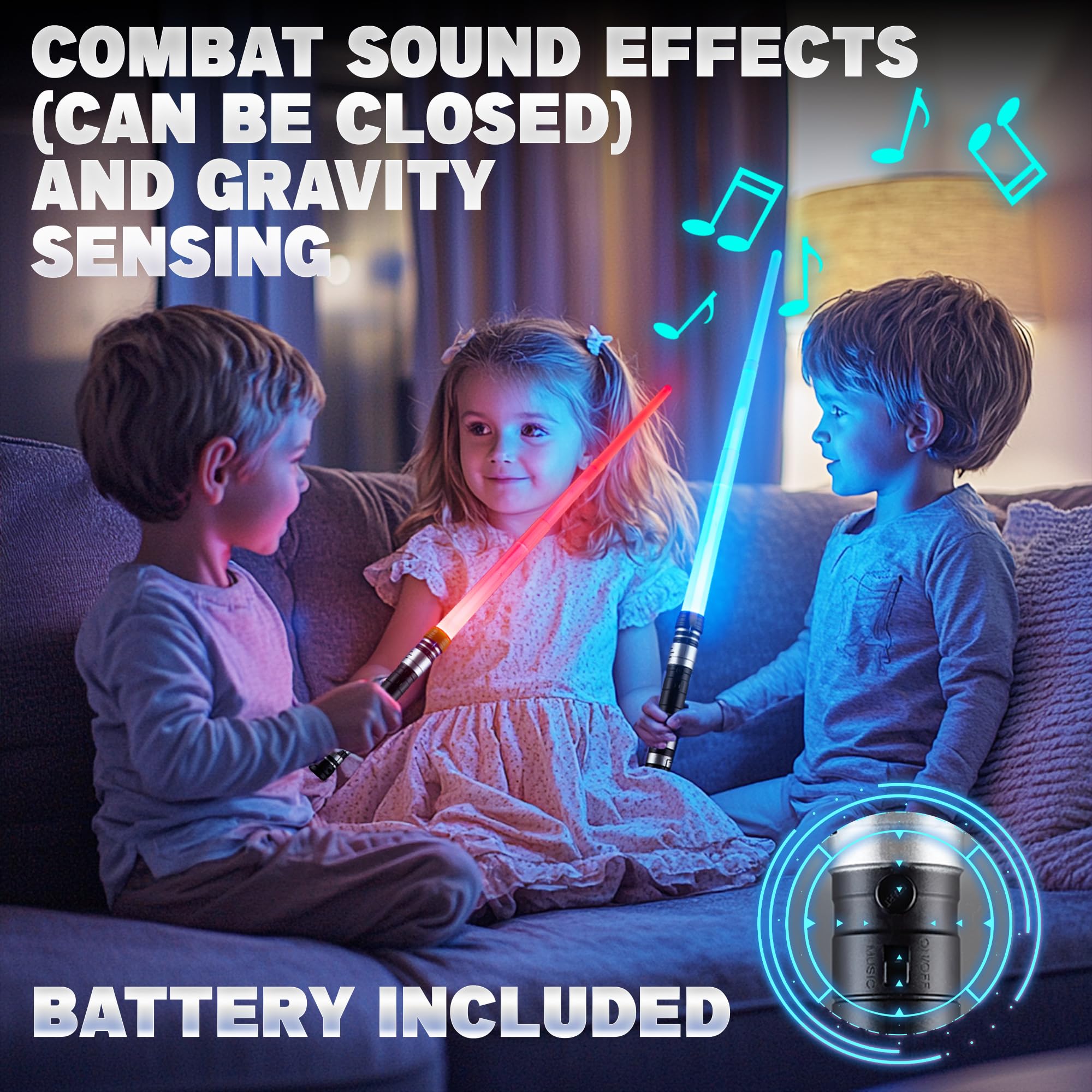 SANCO dual saber staff option lets kids merge blades for epic battles