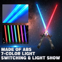 SANCO LED glasses paired with sabers boost immersive cosplay and party vibes
