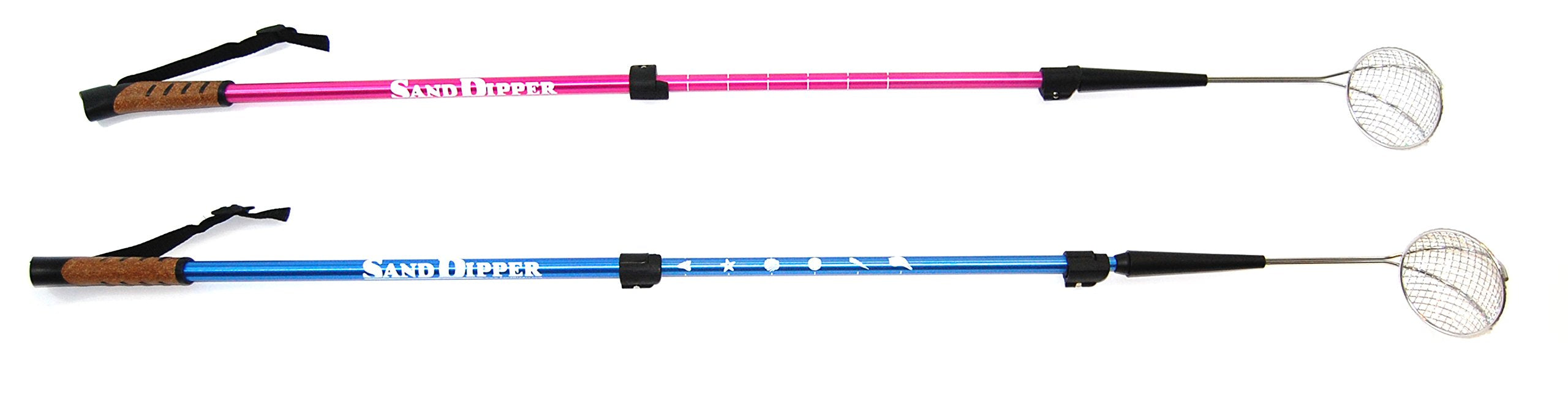 Sand Dipper 34 to 64 inch pole supports comfortable reach for varied users.