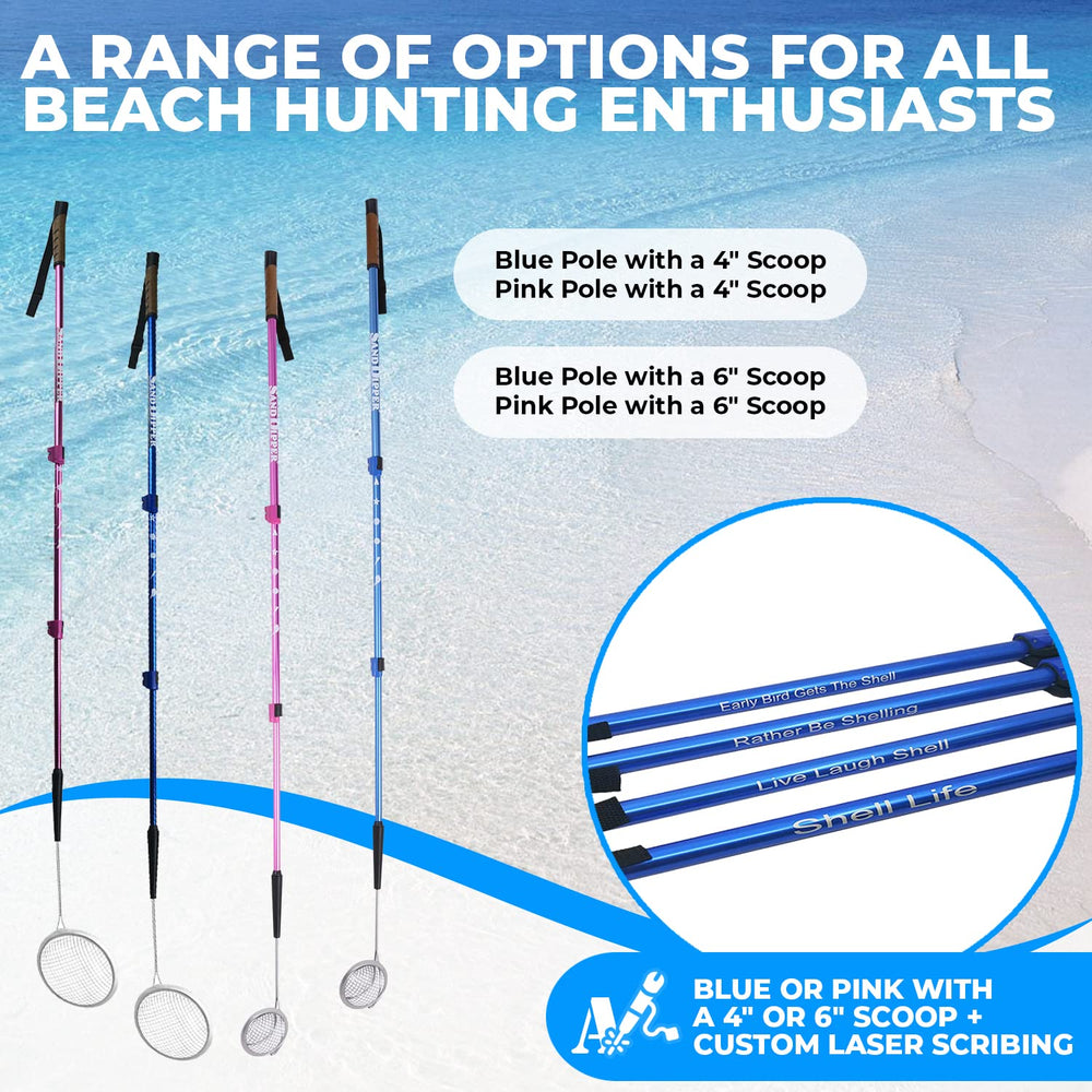 Sand Dipper color options blue pink for personal style.