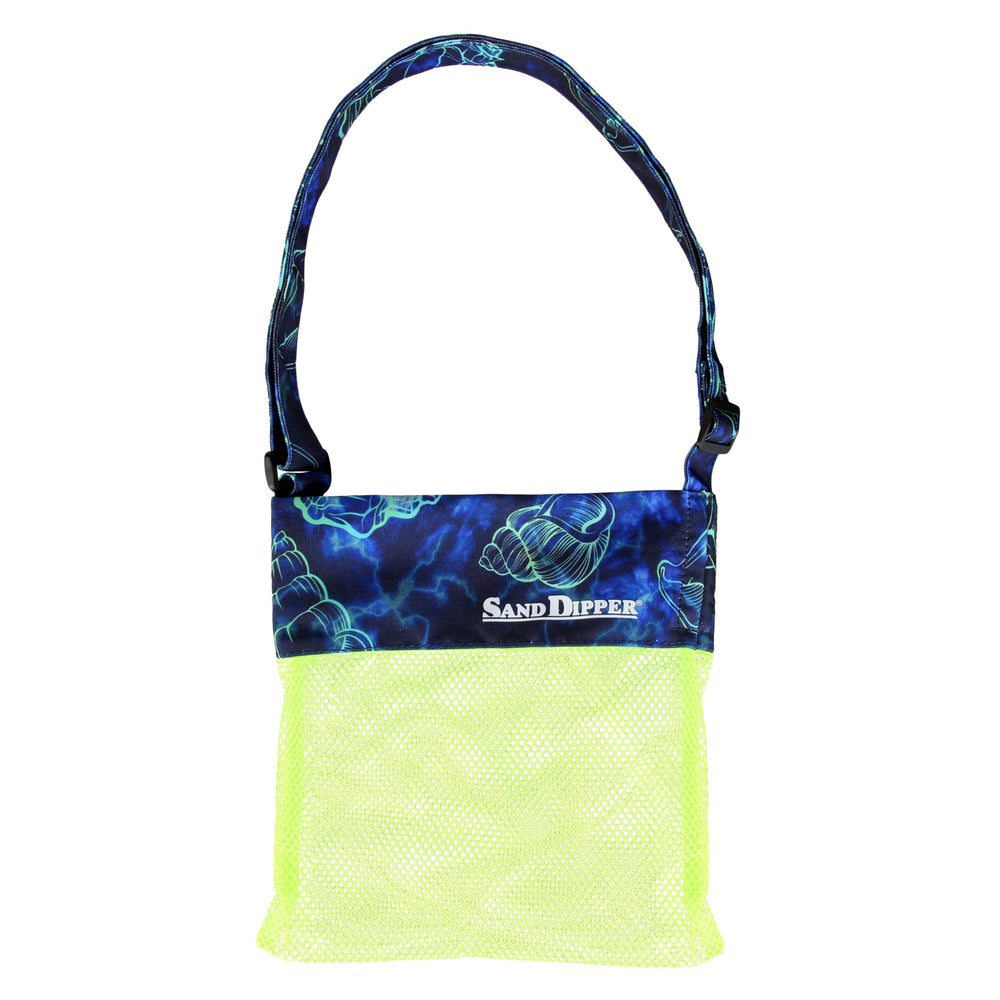 Sand Dipper shell-collecting beach bag with lightweight design for easy shell collection.