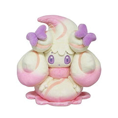 Sanei San-Ei Alcremie Ruby Mix plush back view ideal for display