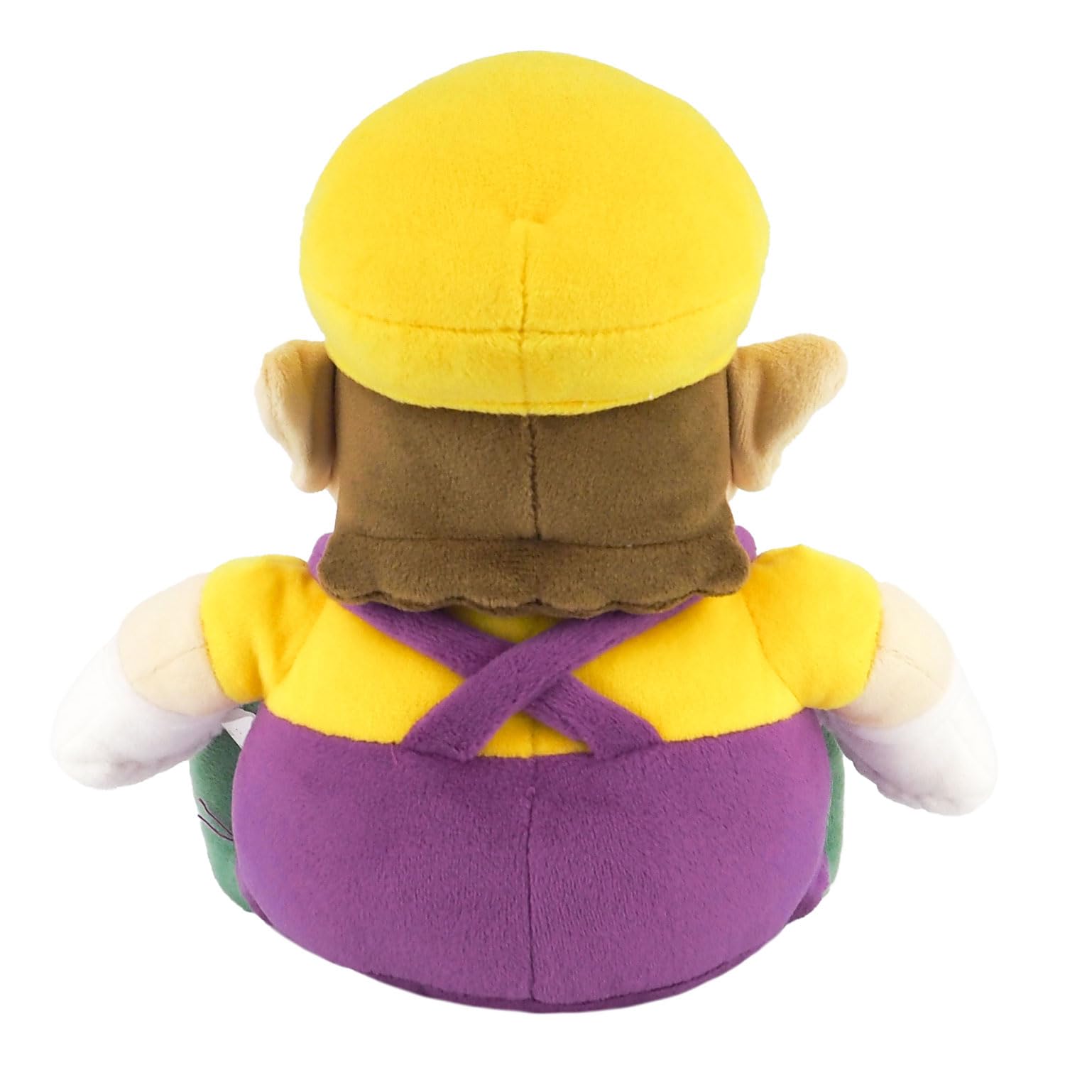 Sanei Wario plush close-up face, expressive features for collectible appeal.