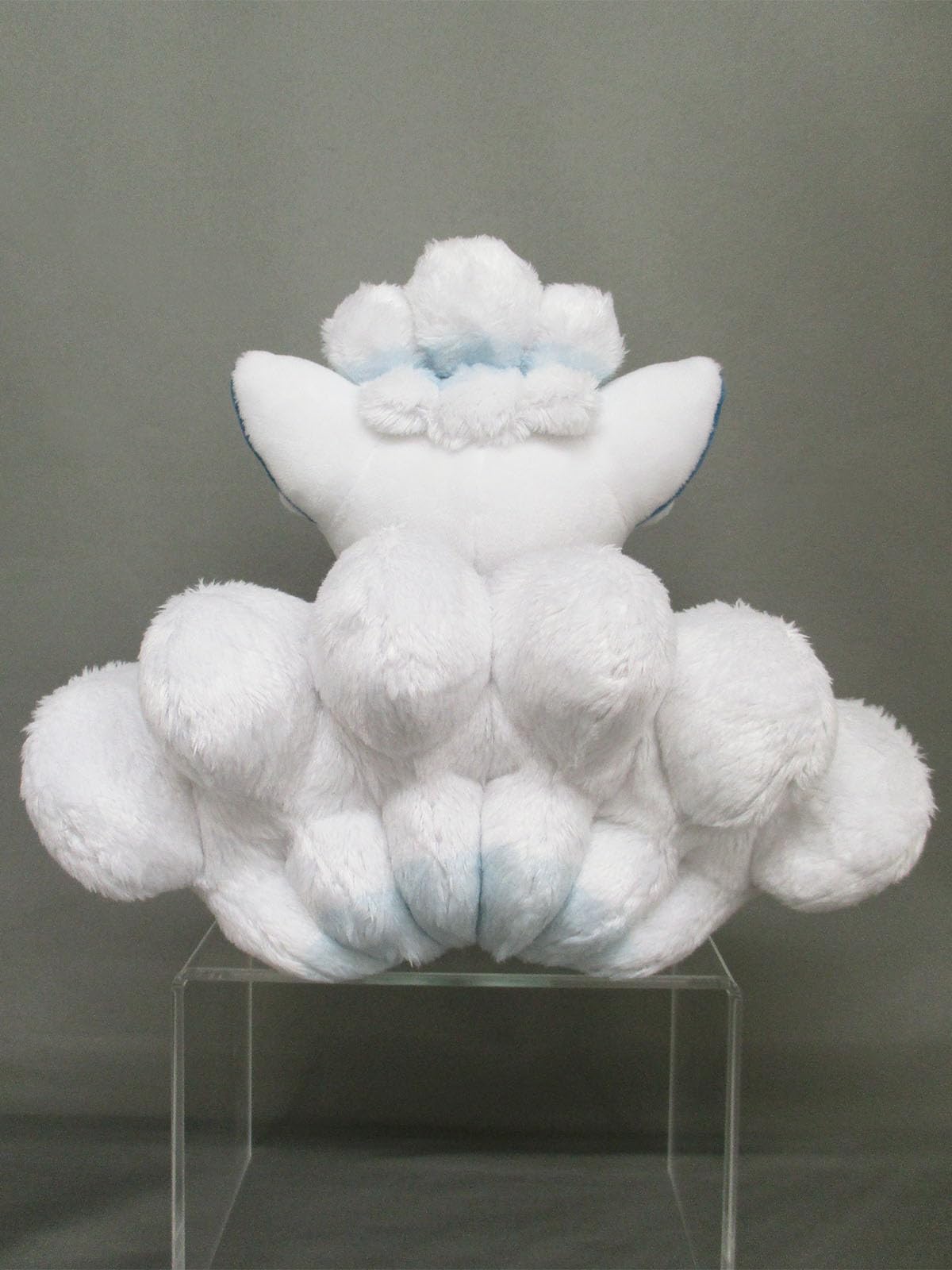Sanei Alolan Vulpix plush with official license emblem, ideal for collectors.