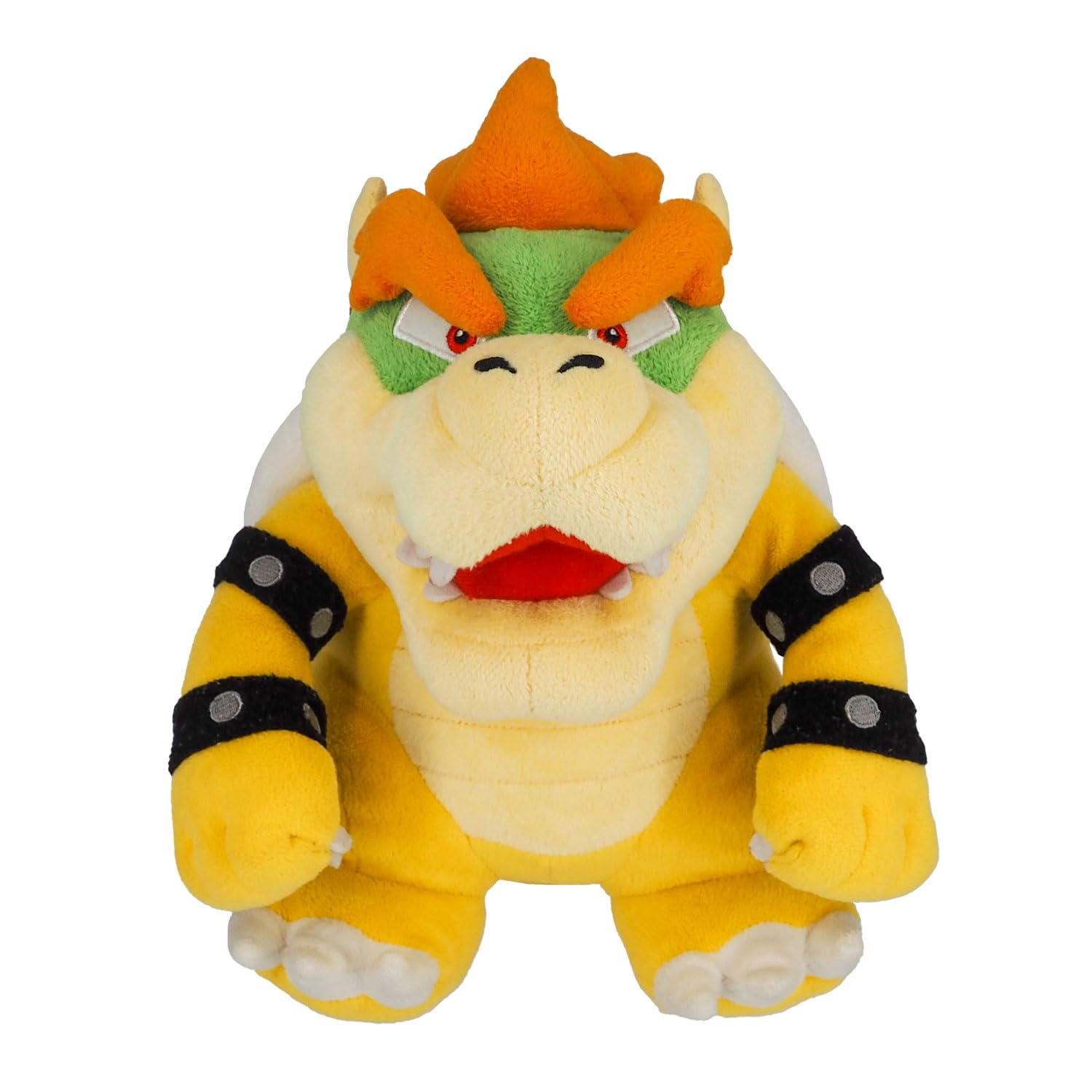 Sanei Bowser plush back view highlighting its durable stitching and finish.
