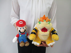 Sanei Bowser plush side view, ideal for shelf display and photos.