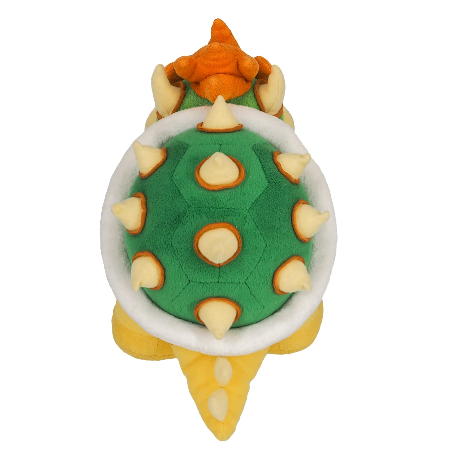 Sanei Bowser plush size approx 9x10 inches suitable for small spaces.