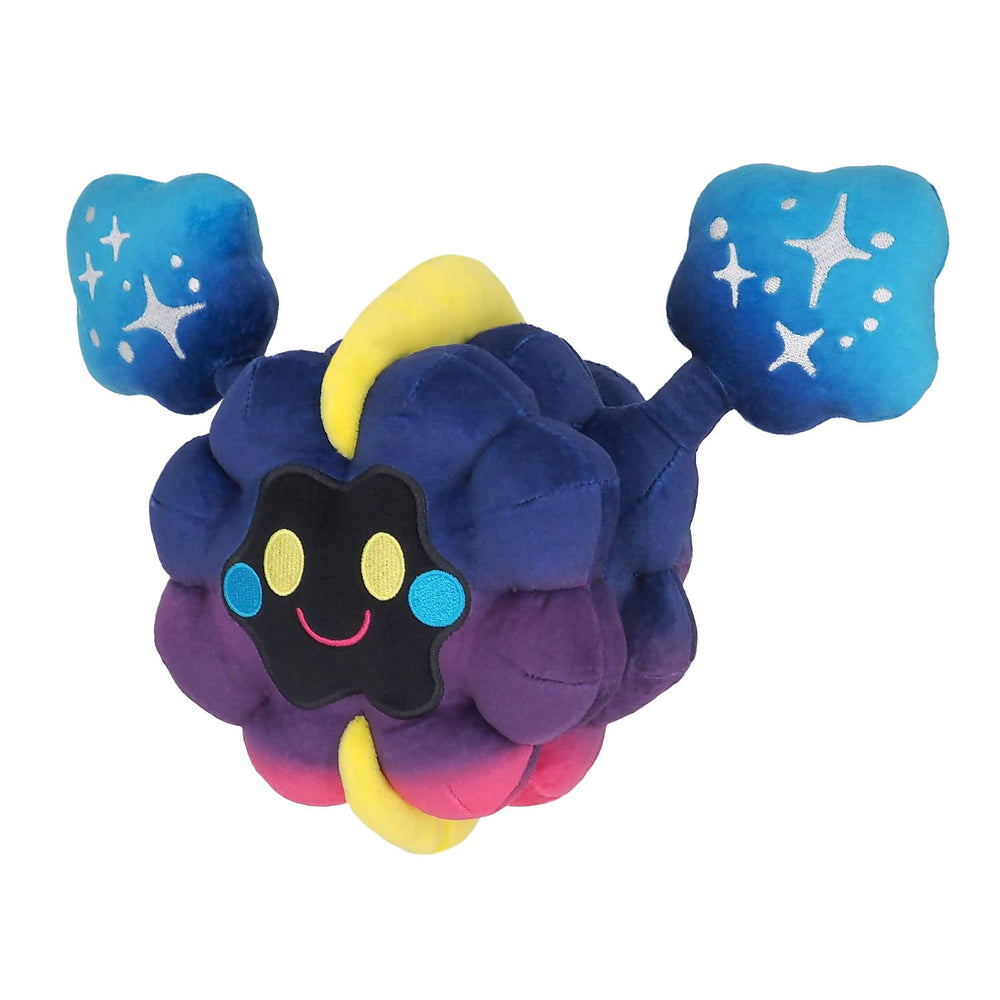 Sanei Cosmog plush front view, soft polyester cuddle buddy for kids.