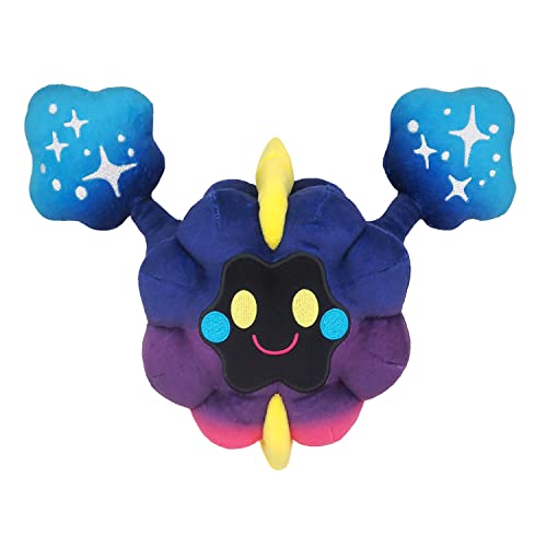 Sanei Cosmog plush side view, compact size for travel and play.