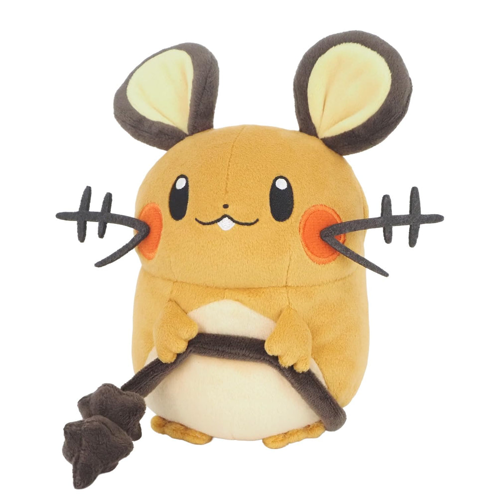 Sanei Dedenne plush in retail packaging, new and sealed.