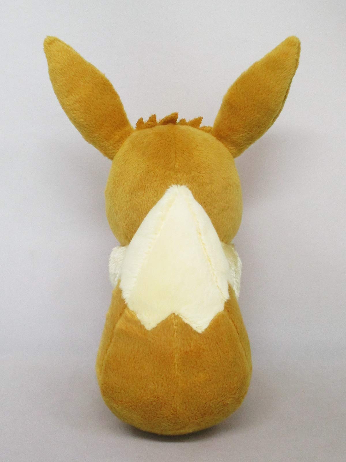 Sanei Eevee plush closeup of brown fur, highlighting texture