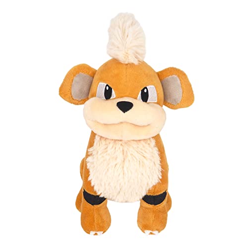 Sanei Growlithe plush face detail, showcasing expression perfect for display.