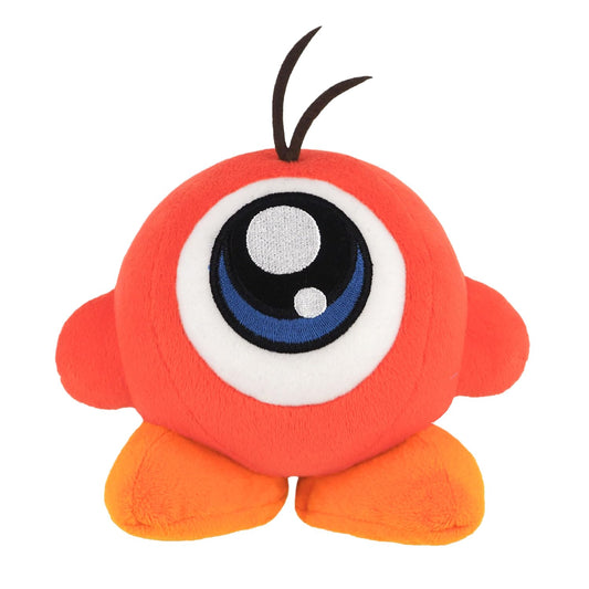 Sanei Kirby Waddle Doo plush side view showing cuddle-friendly size for display.