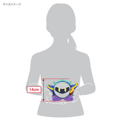 Sanei Kirby Meta Knight plush soft fabric, cozy companion for fans.