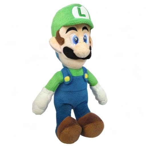 Sanei Luigi plush gift-ready packaging, ideal for collectors.