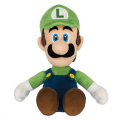 Sanei Luigi plush side view, perfect for display on shelves.