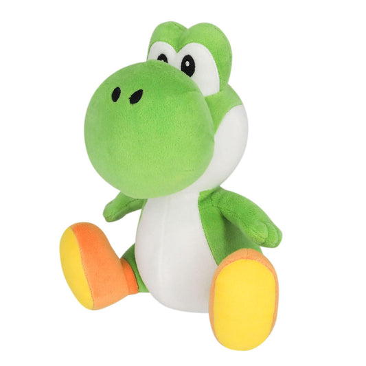 Sanei Yoshi plush front view, soft and cuddly for playtime