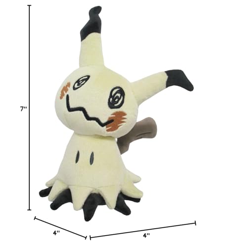 Sanei Mimikyu plush cuddle-pose, versatile gift-ready display piece