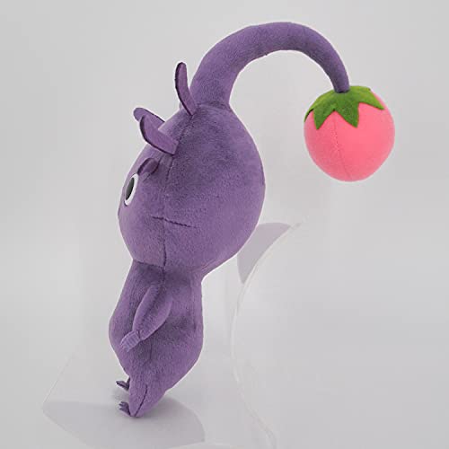 Sanei PK08 Purple Pixin plush toy face detail highlights soft stitching