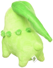 Sanei Chikorita plush leaf detail; textured leaf adds tactile charm and display appeal.
