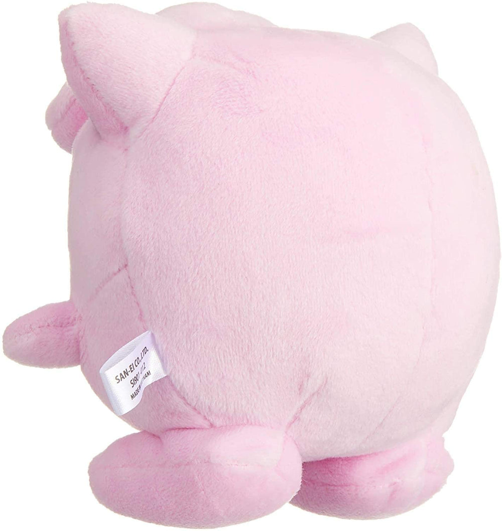 Sanei Jigglypuff plush, face close-up, captures iconic features for collectors