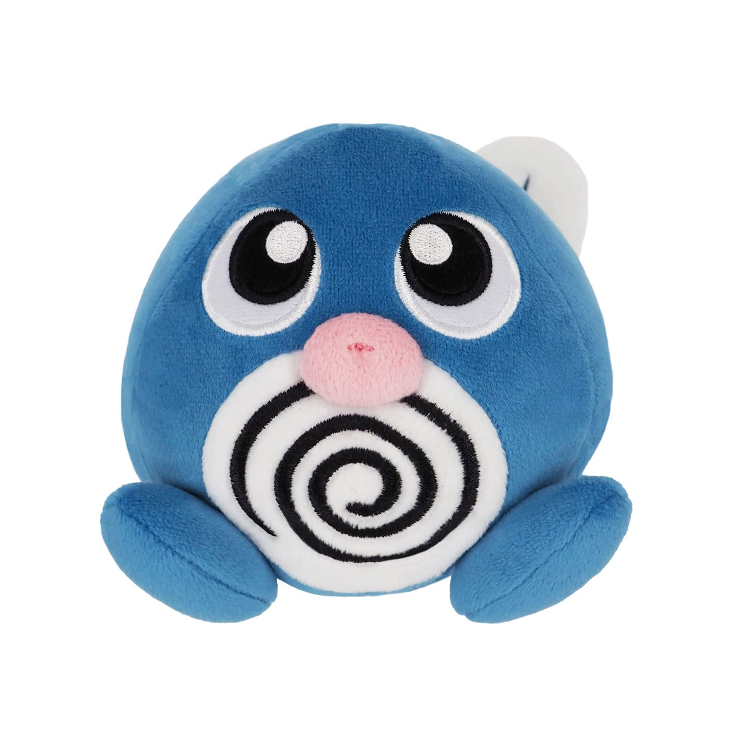 Sanei PoliWag plush swirl-detail highlights the abdomen pattern for display or collection
