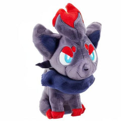 Sanei Pokemon All Star Zorua plush packaging, indicating official licensing and new-in-box condition.