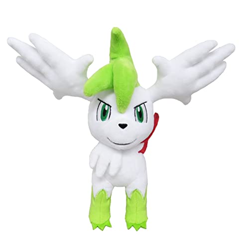 Sanei Pokemon PP220 Sheimi Sky Form plush close-up showing soft texture