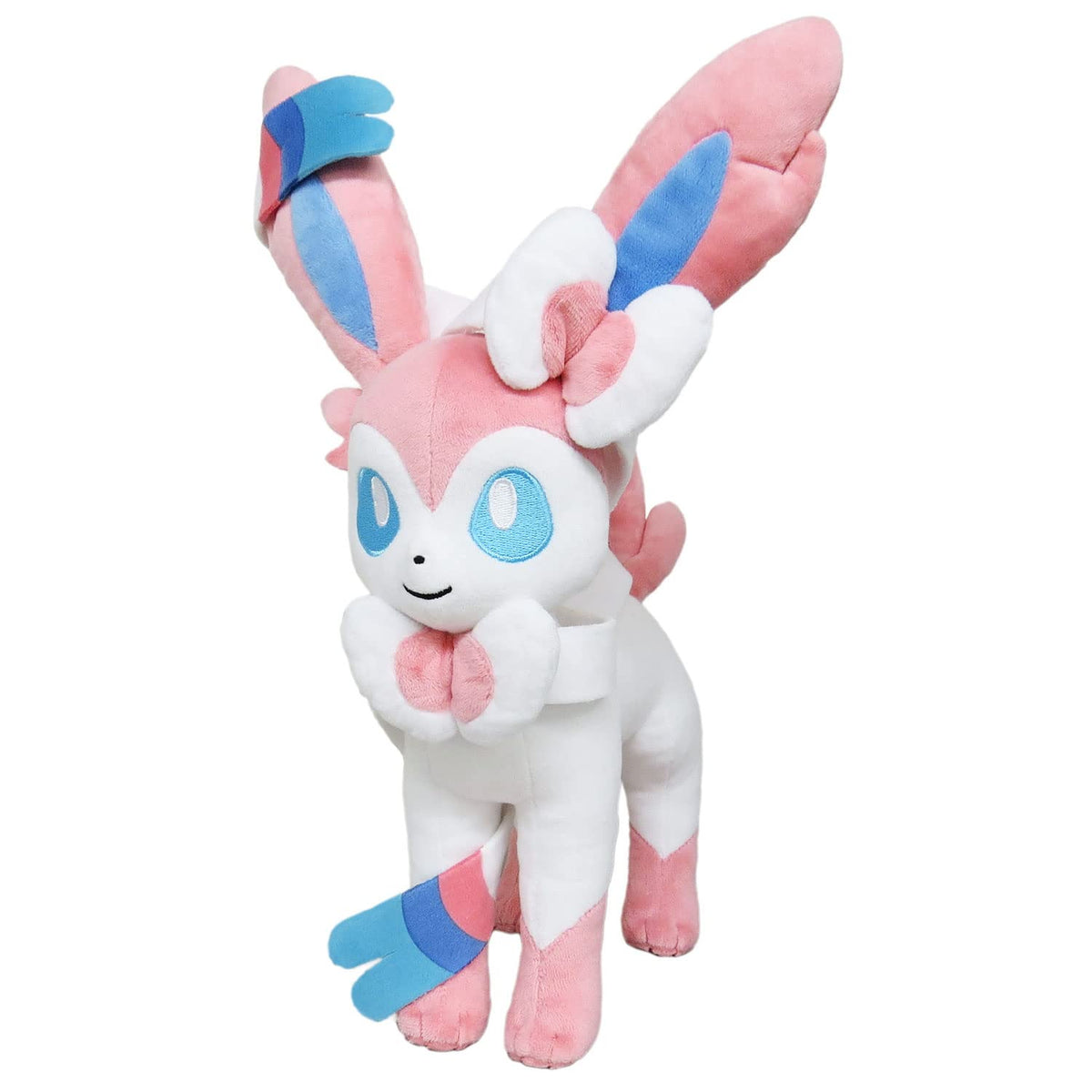 Sanei Nymphia plush front view highlights a soft cuddle companion.