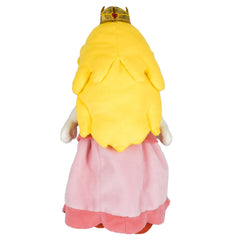 Sanei Princess Peach plush features detailed stitching and ultra-soft fabric.