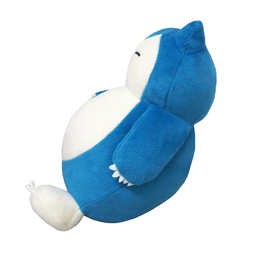 Sanei Snorlax plush cream belly detail shows licensed quality.